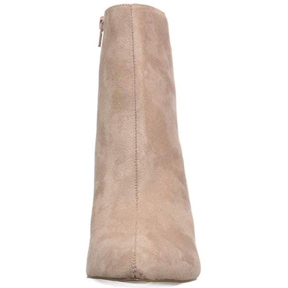 Marilyn Blush Kitten Heel Pointy Toe Boots - Picture 4 of 5